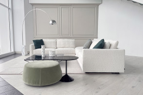 Canapé Alexander en tissu blanc sale (Offre Expo) - 6 2