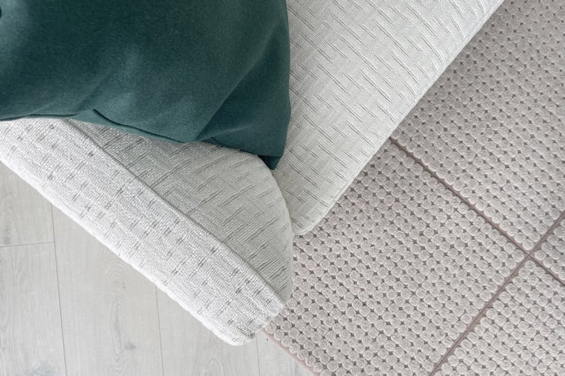 Divano Alexander in tessuto bianco sporco (Offerta Expo)  - 5