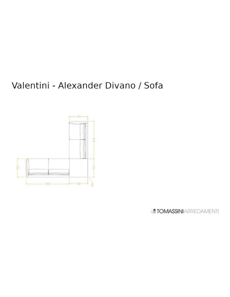 Divano Alexander in tessuto bianco sporco (Offerta Expo)  - 7