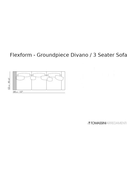 Canapé Groundpiece Flexform - 4