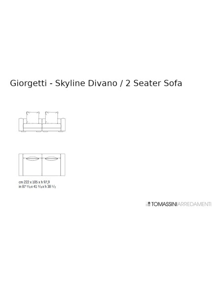 Canapé Skyline Giorgetti - 7