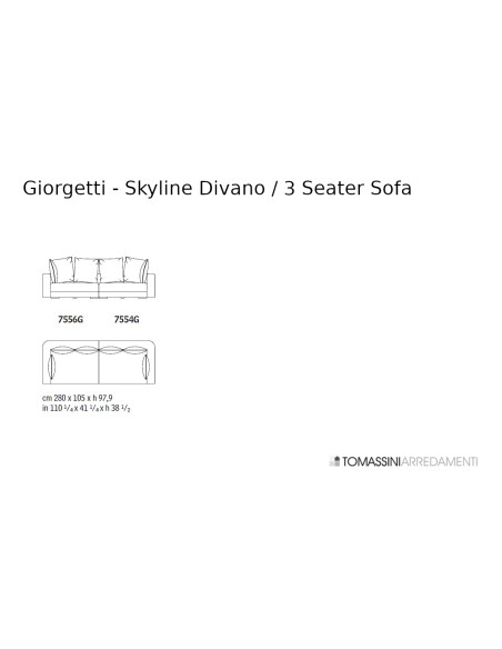 Canapé Skyline Giorgetti - 8