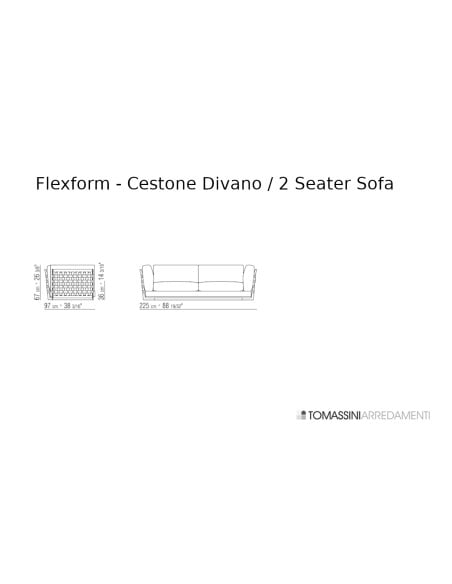 Canapé Cestone Flexform - 7