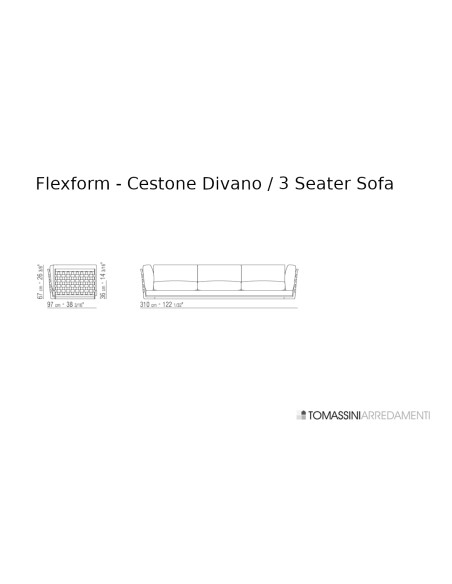 Divano Cestone Flexform - 8