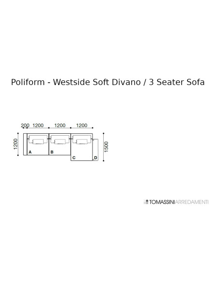 Canapé Westside Soft Poliform - 6