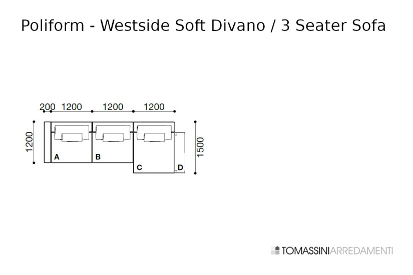 Canapé Westside Soft Poliform - 6