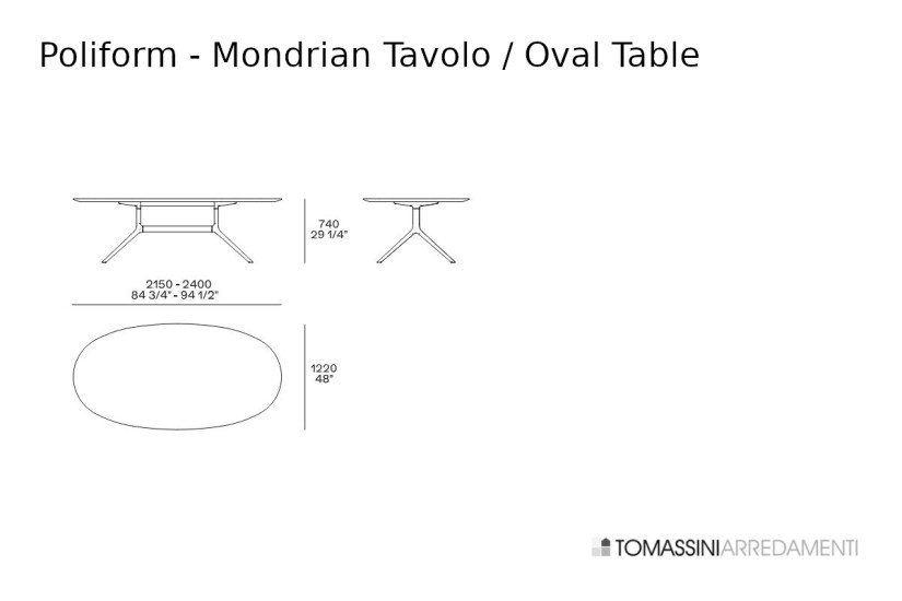 Mondrian Table Poliform - 6