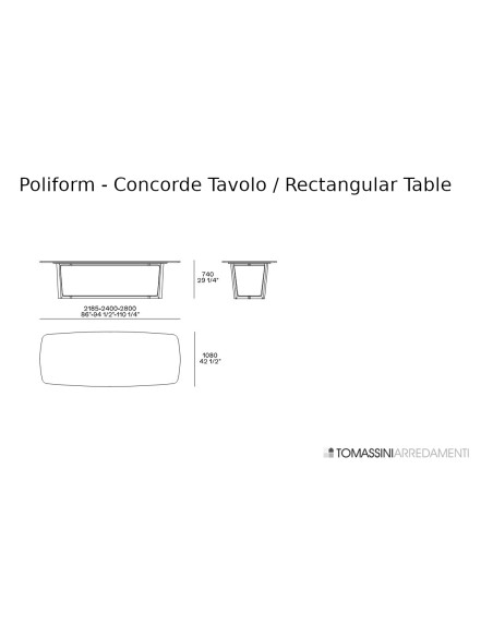 Table Concorde Poliform - 7