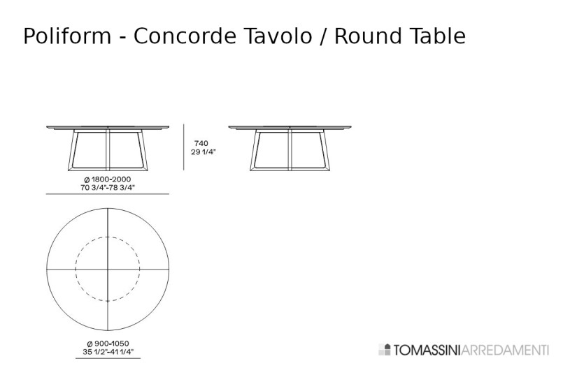 Tavolo Concorde Poliform - 8