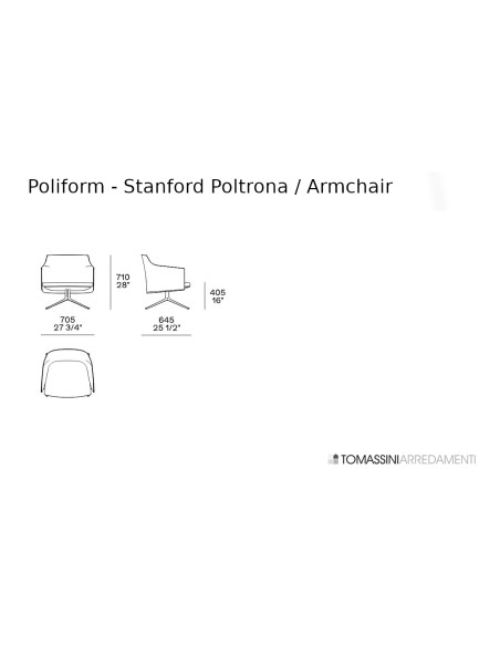Fauteuil Stanford Poliform - 6