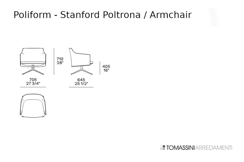 Fauteuil Stanford Poliform - 6