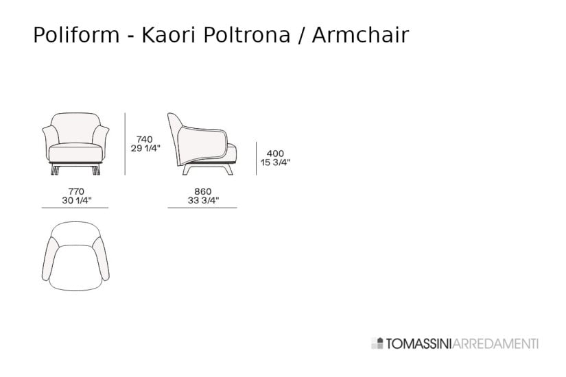 Poltrona Kaori Poliform - 3