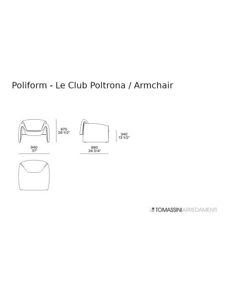 Le Club Armchair Poliform - 4