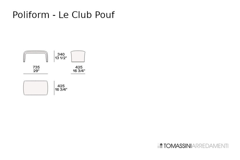 Poltrona Le Club Poliform - 5