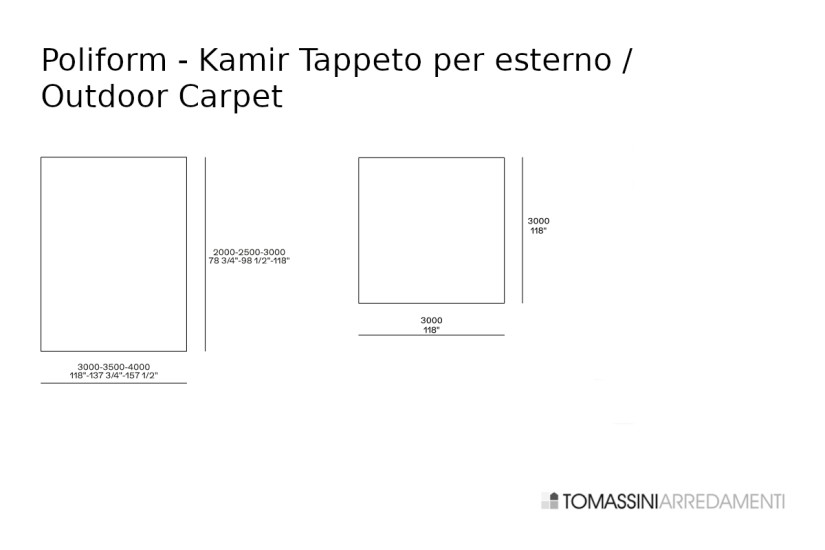 Tappeto per esterno Kamir Poliform - 5