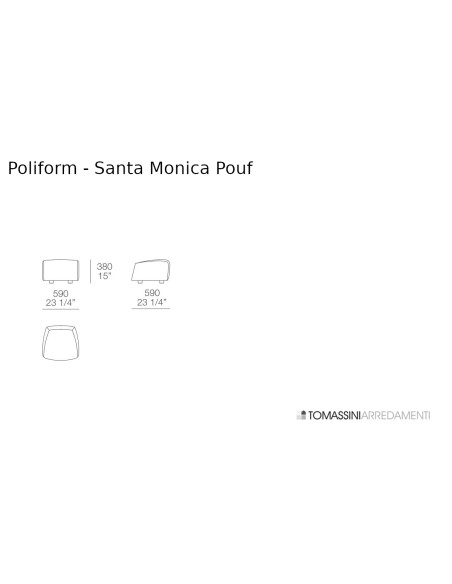 Fauteuil Santa Monica Lounge Poliform - 3