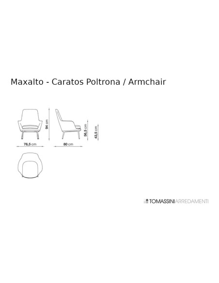 Fauteuil Caratos Maxalto - 4