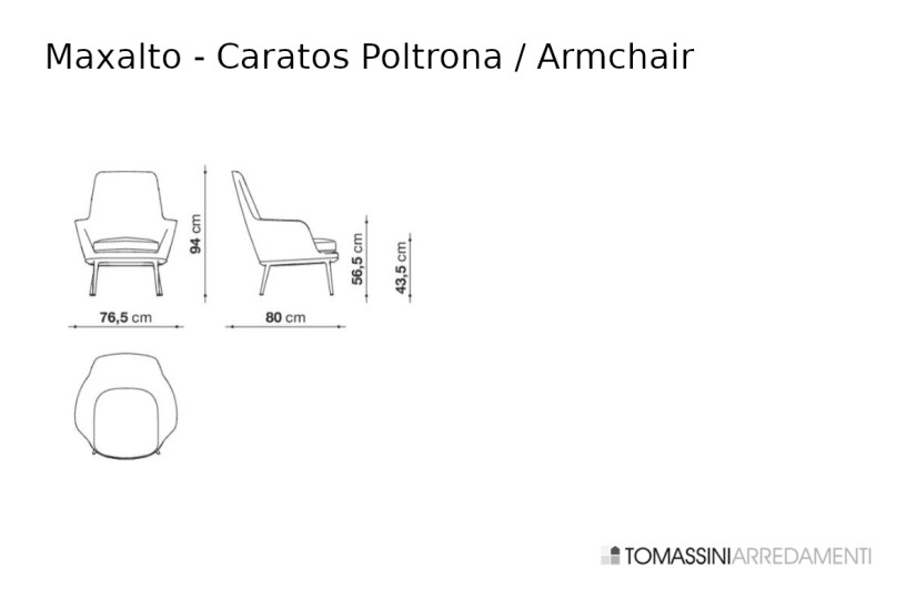 Poltrona Caratos Maxalto - 4