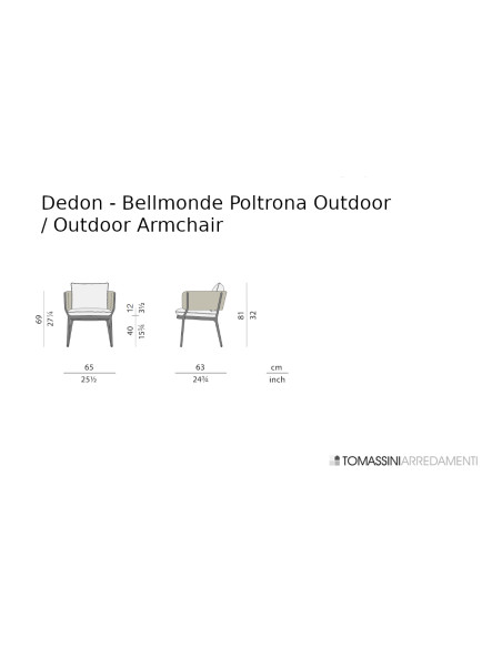 Fauteuil d'extérieur Bellmonde - 4