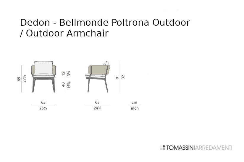 Poltrona Outdoor Bellmonde  - 4