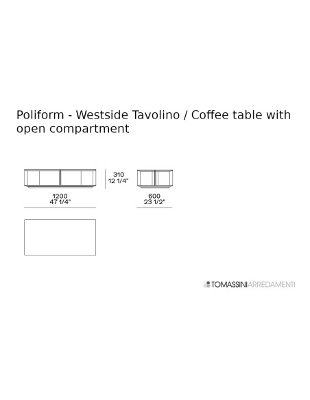 Tavolino Westside Poliform - 5