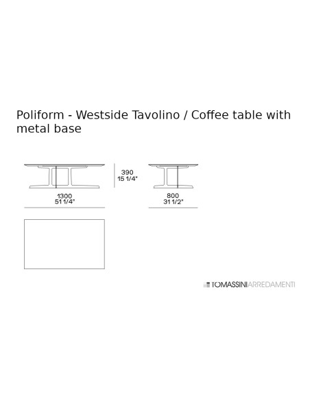 Westside Coffee Table Poliform - 6