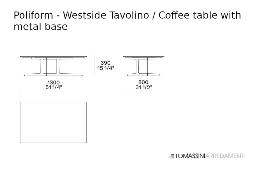 Westside Coffee Table Poliform - 6