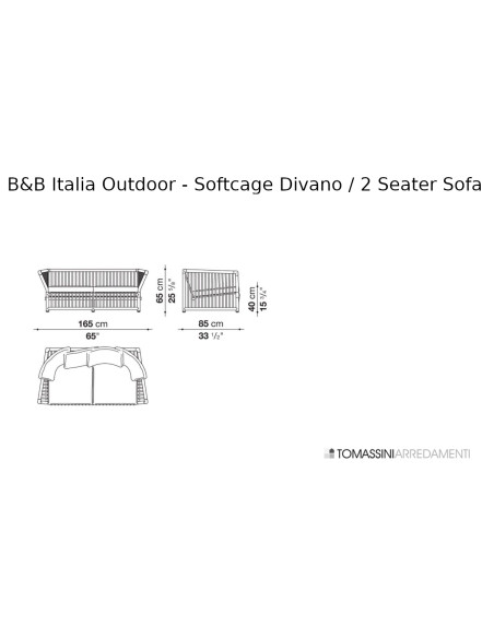 Divano Outdoor Softcage B&B Italia Outdoor - 7