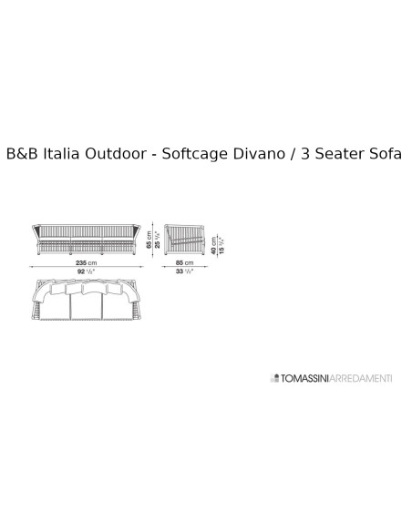 Divano Outdoor Softcage B&B Italia Outdoor - 8