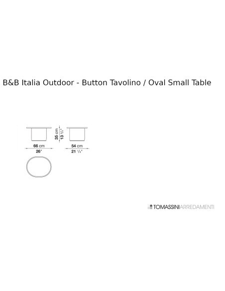Tables d'extérieur Button Tables B&B Italia Outdoor - 8