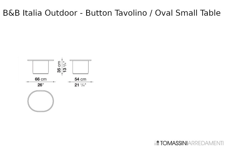 Tavolini Outdoor Button Tables B&B Italia Outdoor - 8