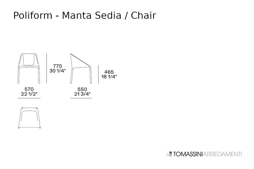 Sedia Manta Poliform - 6