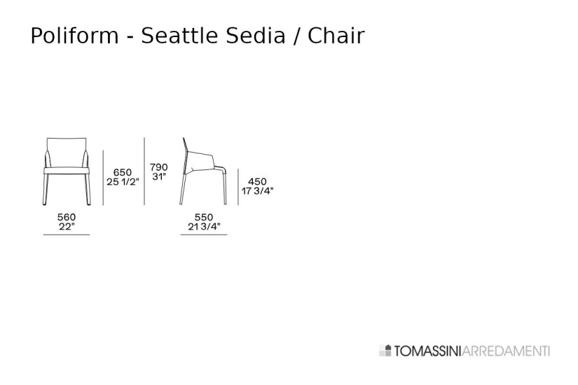 Sedia Seattle Poliform - 5
