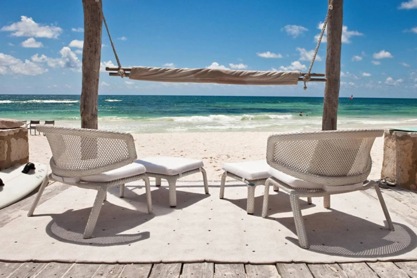 Poltrona Club per esterno Seashell Dedon - 4