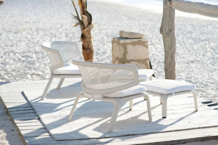 Seashell Outdoor Lounge Chair Dedon - 3