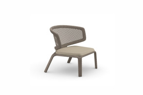 Fauteuil Club pour extérieur Seashell Dedon - 1 2