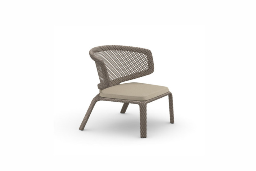 Fauteuil Club pour extérieur Seashell Dedon - 2