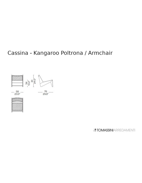 Poltrona Kangaroo Cassina - 5
