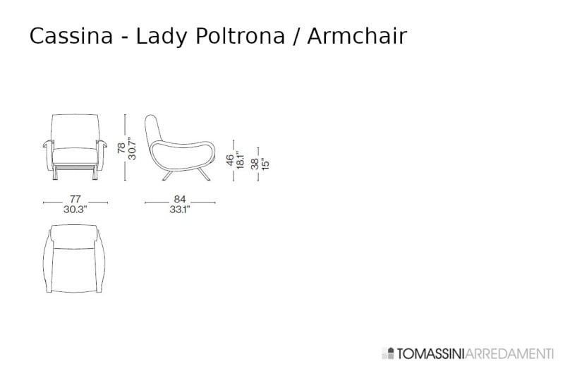 Poltrona Lady Cassina - 6