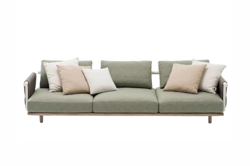 Eden Outdoor 3 Seater Sofa Roda - 1
