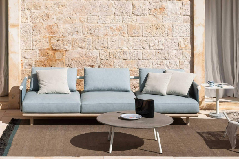 Eden Outdoor 3 Seater Sofa Roda - 3