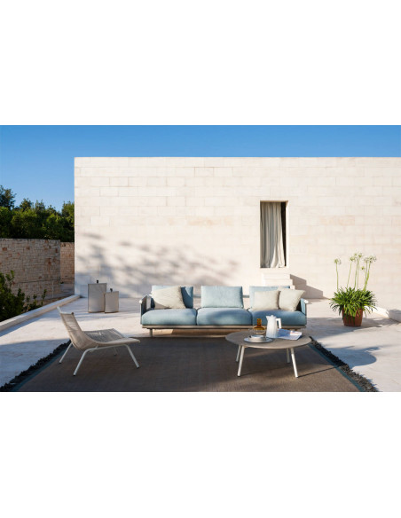 Eden Outdoor 3 Seater Sofa Roda - 4