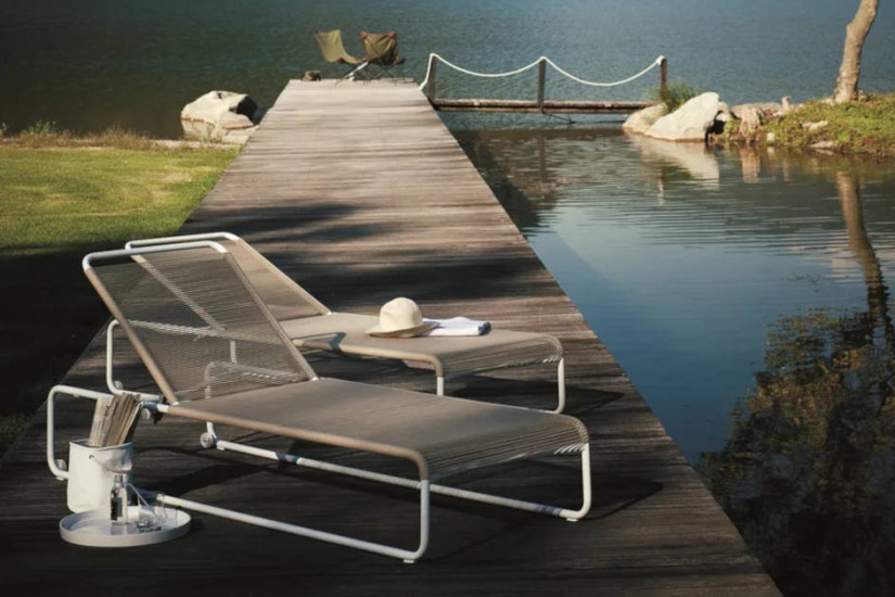 Harp outdoor Sunbed Roda - 4