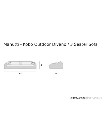 Divano Outdoor Kobo Manutti - 5