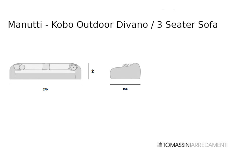 Divano Outdoor Kobo Manutti - 5