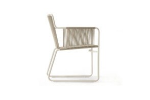 Sedia con braccioli per esterno Harp Roda - 1 2