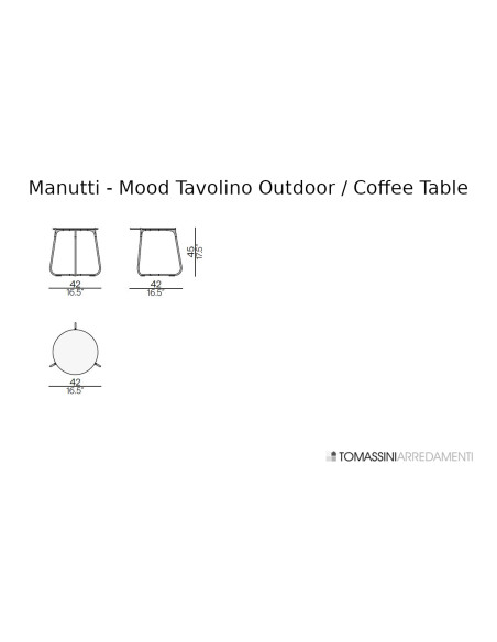 Tavolino Outdoor Mood Manutti - 6