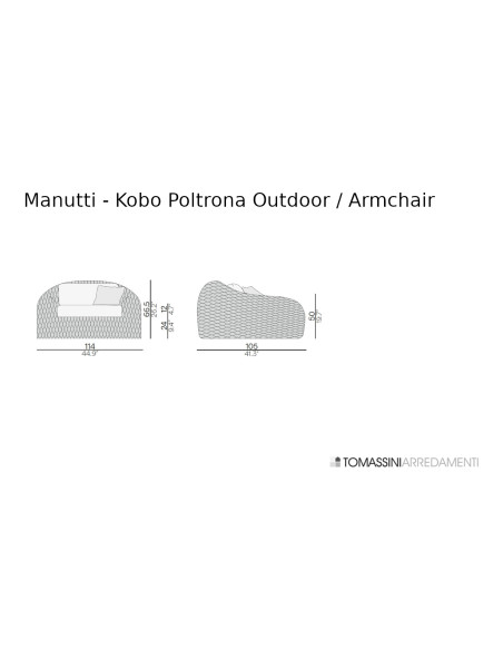 Poltrona Outdoor Kobo Manutti - 5