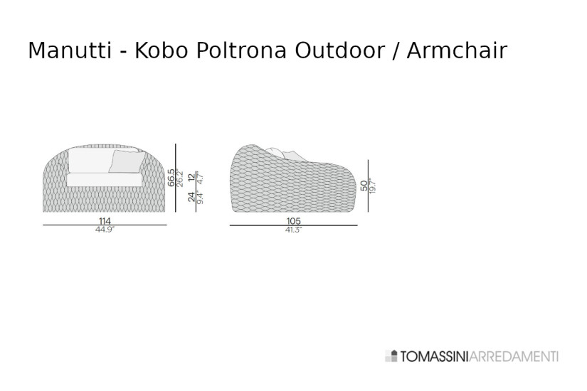 Poltrona Outdoor Kobo Manutti - 5