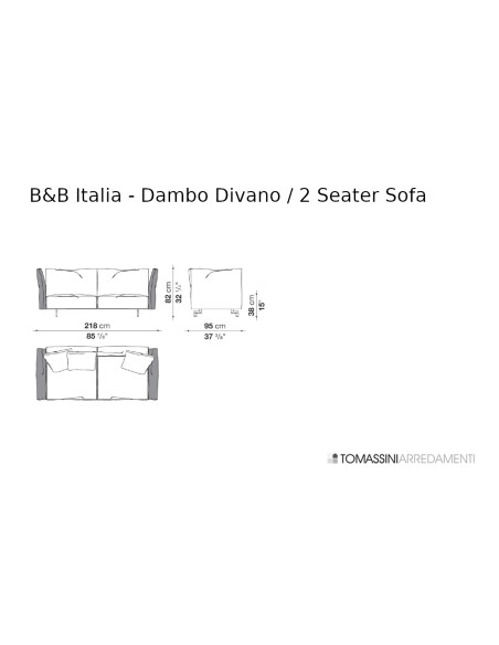 Canapé Dambo B&B Italia - 6